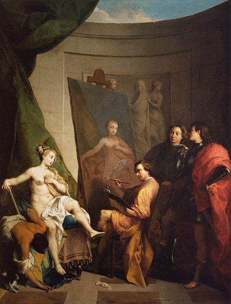 Nicolas Vleughels Apelles Painting Campaspe oil painting picture